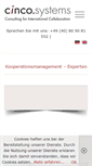 Mobile Screenshot of cinco-systems.de